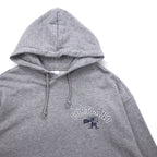 Champion Pullover Hoodie XL Grey Cotton Back Print CORTLAND C8-U112