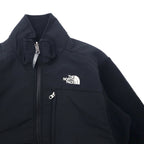 THE NORTH FACE Denali Jacket POLARTEC Fleece S Black Polyester Logo Embroidery