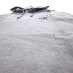 Champion Pullover Hoodie XL Grey Cotton Back Print CORTLAND C8-U112