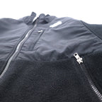THE NORTH FACE Denali Jacket POLARTEC Fleece S Black Polyester Logo Embroidery