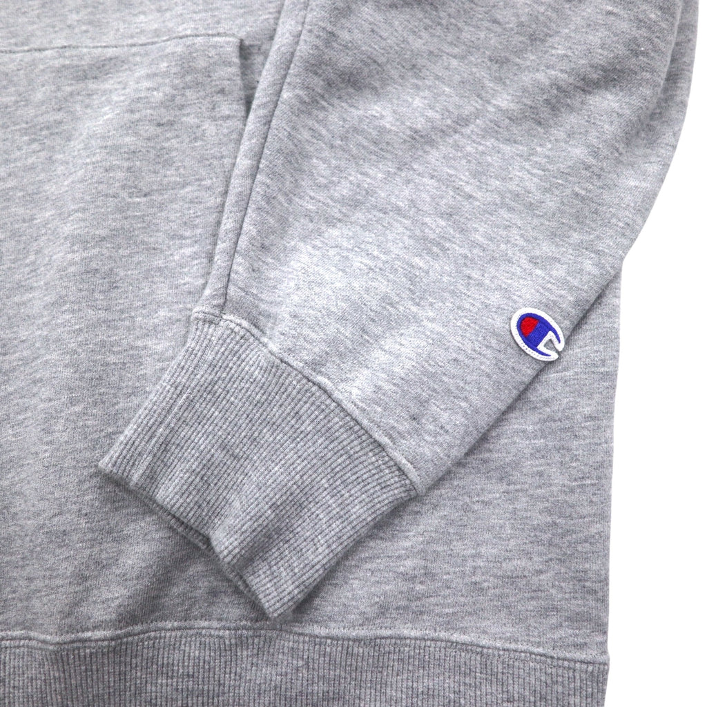 Champion Pullover Hoodie XL Grey Cotton Back Print CORTLAND C8-U112