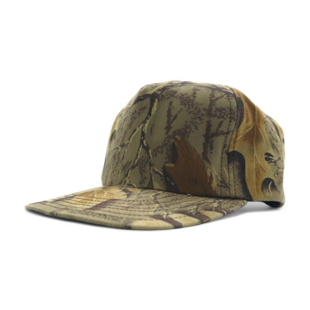 Made in USA 90s ADVANTAGE Real Tree Camo Outdoor Baseball Cap FREE Snapback Khaki Cotton