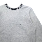 Champion Reverse Weave Libreline Sweatshirt, Medium, Gray, Blue Single Tag, Reprint, C3-G029