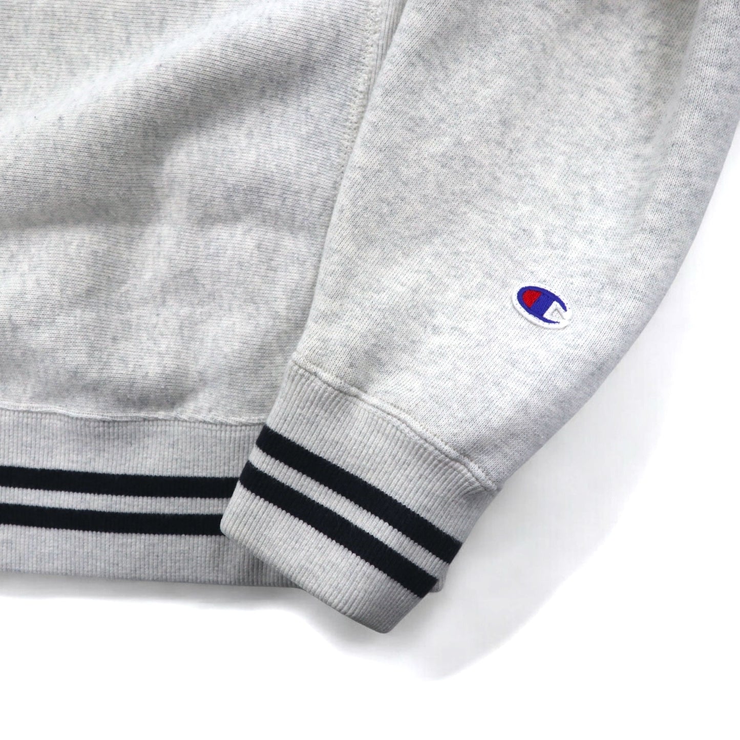 Champion リバースウィーブ REVERSE WEAVE リブライン スウェット M グレー 青単タグ 復刻 C3-G029