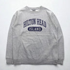 90s Vintage College Sweatshirt TRT CLASSICS カレッジプリント スウェット トレーナー M アーチロゴ HILTON HEAD ISLAND