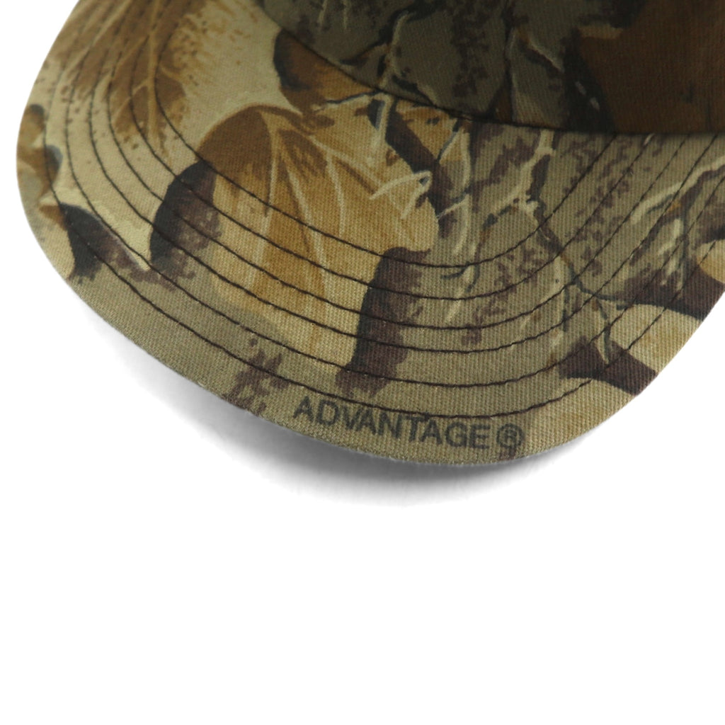 Made in USA 90s ADVANTAGE Real Tree Camo Outdoor Baseball Cap FREE Snapback Khaki Cotton