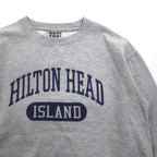 90s Vintage College Sweatshirt TRT CLASSICS カレッジプリント スウェット トレーナー M アーチロゴ HILTON HEAD ISLAND