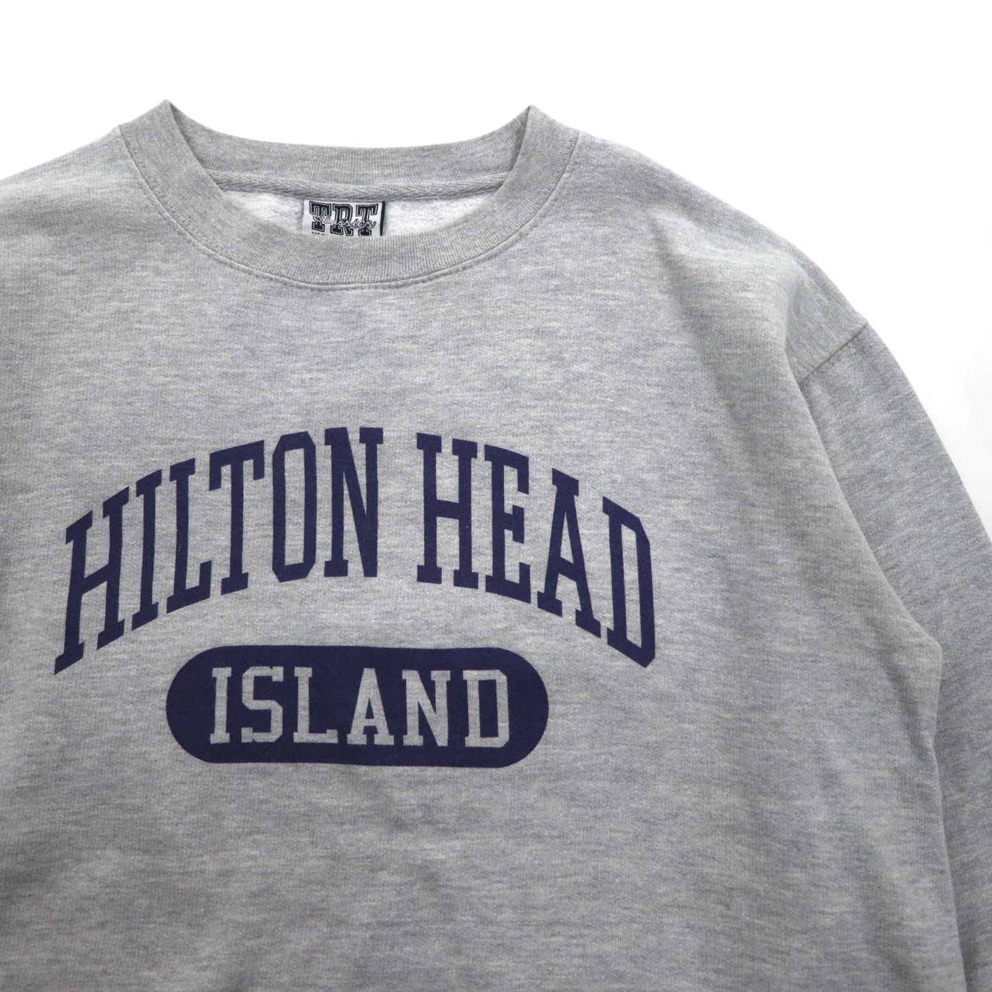 90s Vintage College Sweatshirt TRT CLASSICS カレッジプリント スウェット トレーナー M アーチロゴ HILTON HEAD ISLAND