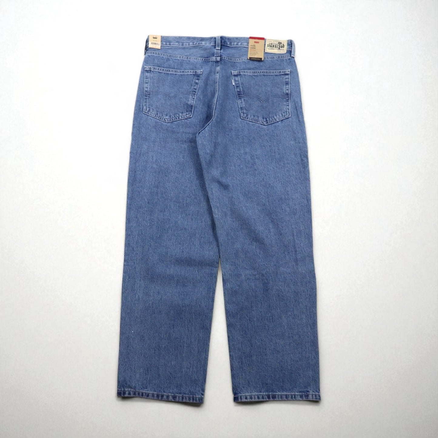 Levi's Silver Tab loose-fit baggy tapered denim pants, size XL, indigo and blue, A3421-0001, unused.