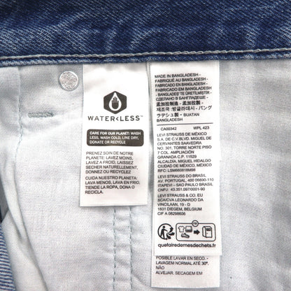 Levi's Silver Tab loose-fit baggy tapered denim pants, size XL, indigo and blue, A3421-0001, unused.