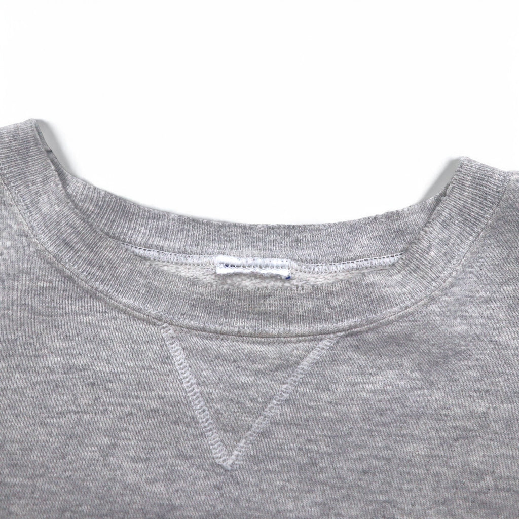 Champion College Print Sweatshirt L Grey Cotton UNH