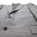 Brooks Brothers 2B セットアップ スーツ L グレンチェック ウール 2タック ワイド センタープレス