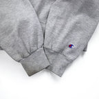 Champion College Print Sweatshirt L Grey Cotton UNH
