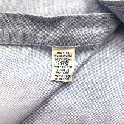 Ralph Lauren 90年代 ビッグポニー刺繍 CLASSIC FIT オックスフォード ボタンダウンシャツ XL ブルー コットン