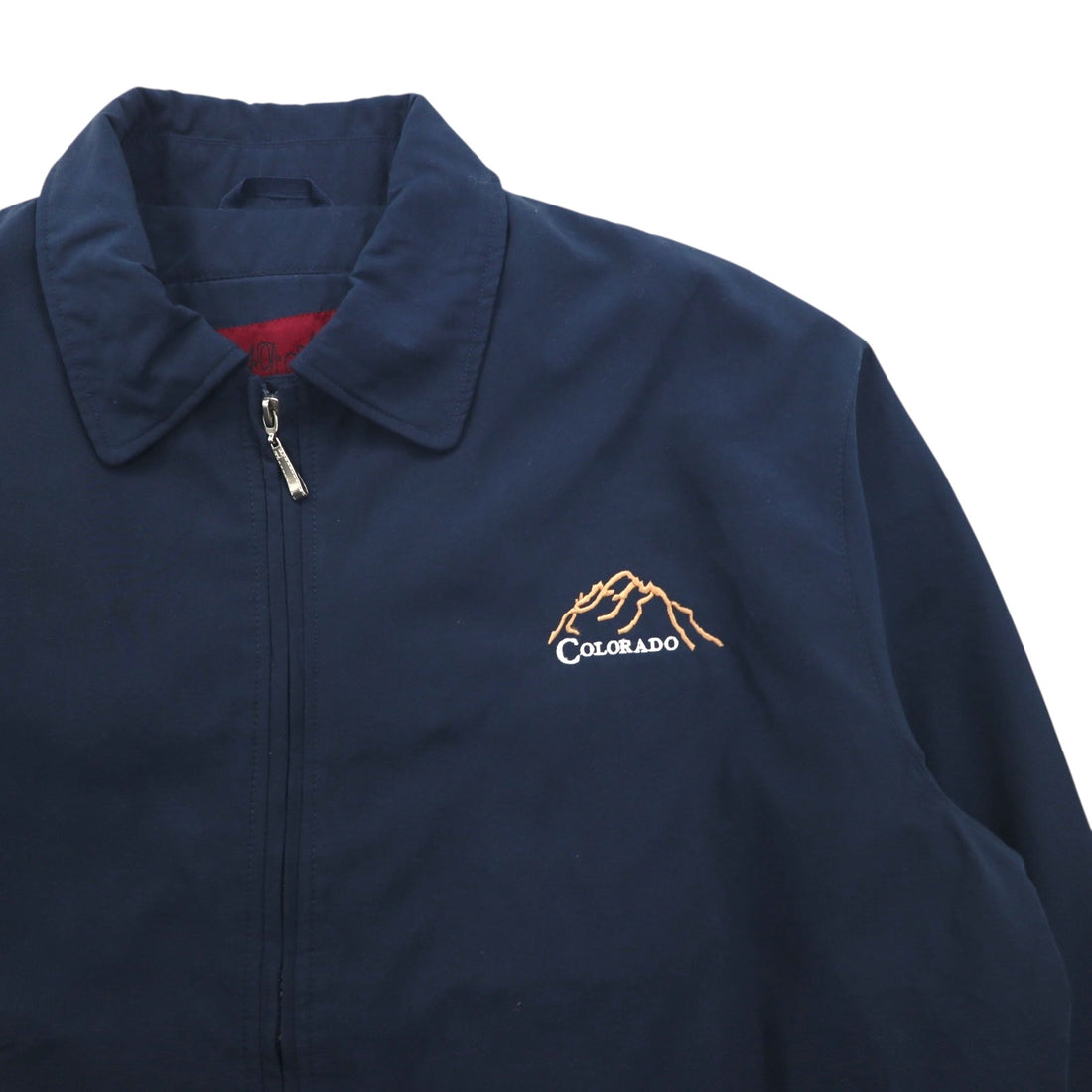Vintage Harington Jacket Swing Top Harrington L Navy A･D･A COLORADO Embroidery