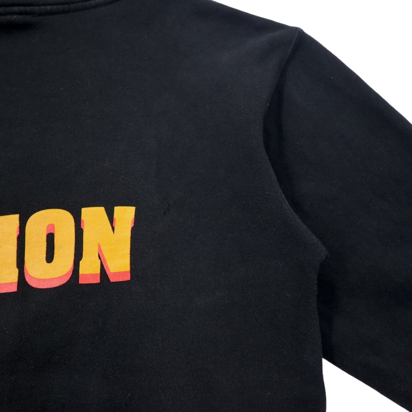 HUF × PULP FICTION パルプフィクション ムービー プルオーバーパーカー M ブラック コットン 裏起毛 両面パーカー