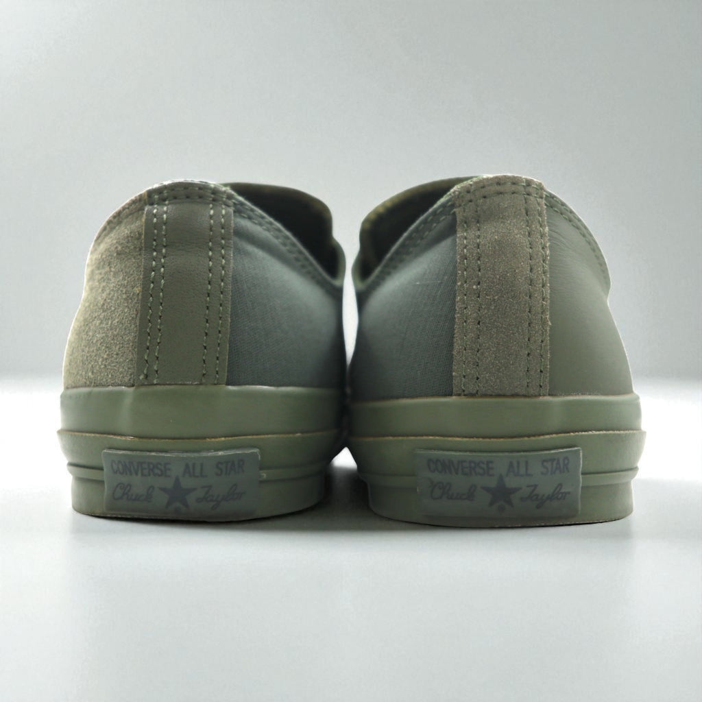 CONVERSE × ENGINEERED GARMENTS × BEAMS＋ オールスター ALL STAR 100 OX スニーカー 27cm カーキ スエード レザー キャンバス 1CL016 未使用品