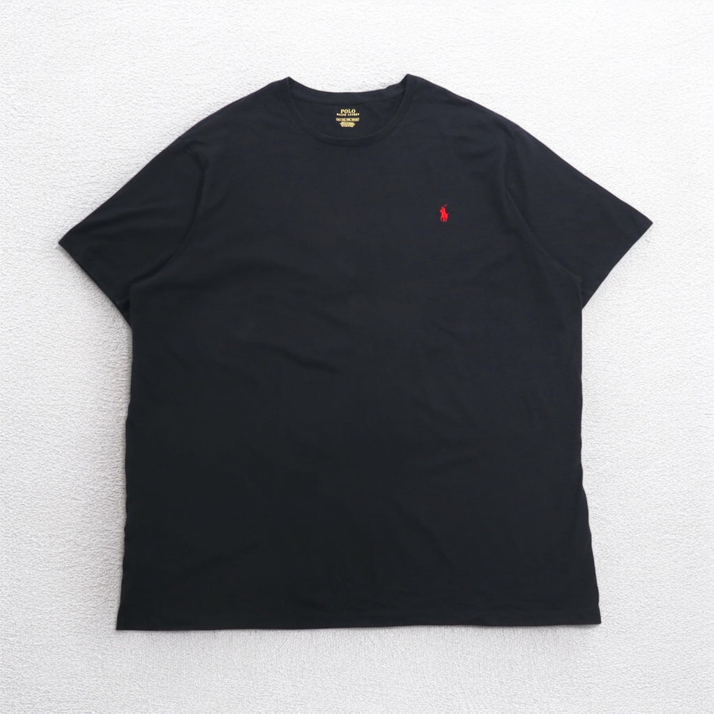 POLO RALPH LAUREN スモールポニー刺繍 Tシャツ 3XL ビッグサイズ ブラック コットン
