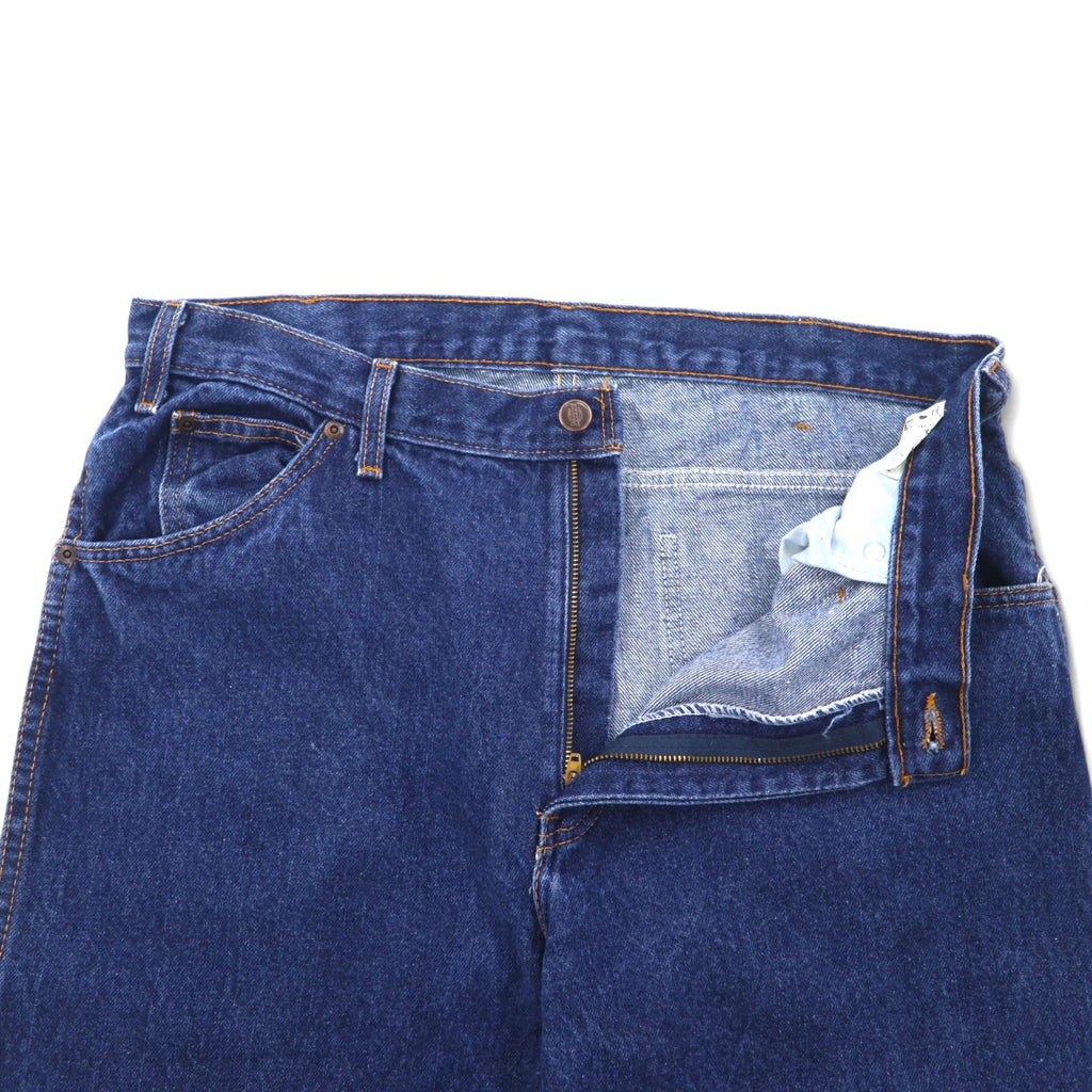 DICKIES Work Jeans Denim Pants Size 36 Blue Cotton 9393RNB Made in Mexico