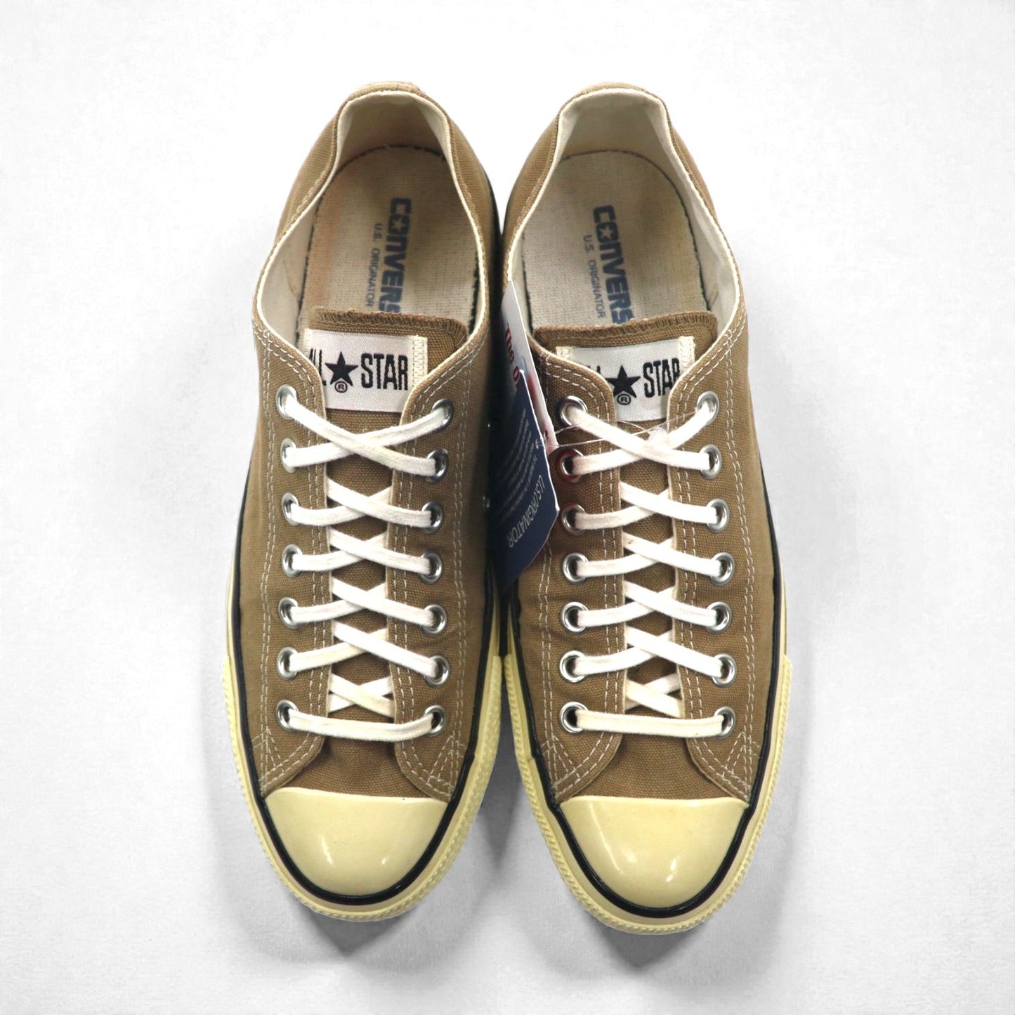 CONVERSE オールスター ALL STAR U.S.ORIGINATOR エイジドカラーズ OX スニーカー 27cm ベージュ キャンバス 1SD377 未使用品
