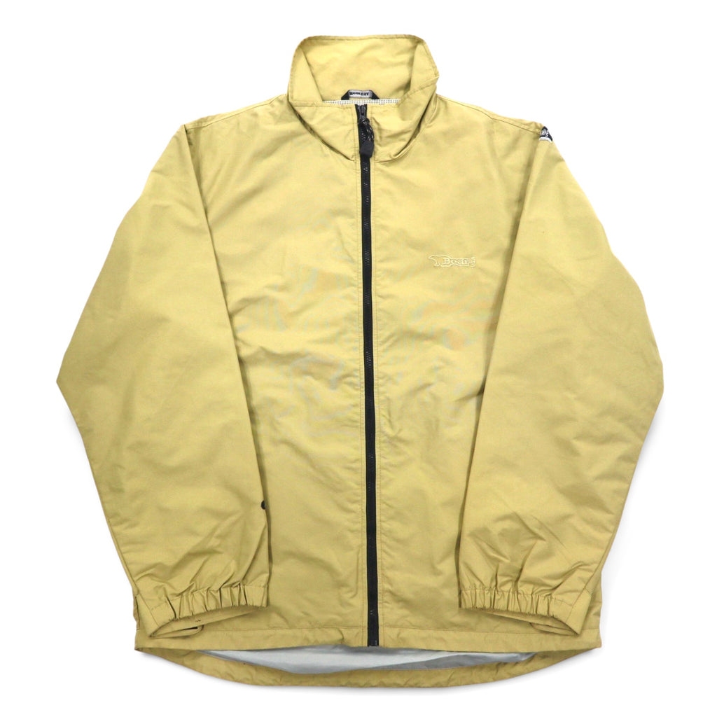 Bear USA 90s Mountain Jacket, Shell Jacket, XL, Beige, Waterproof, Breathable, One Point Logo Embroidery