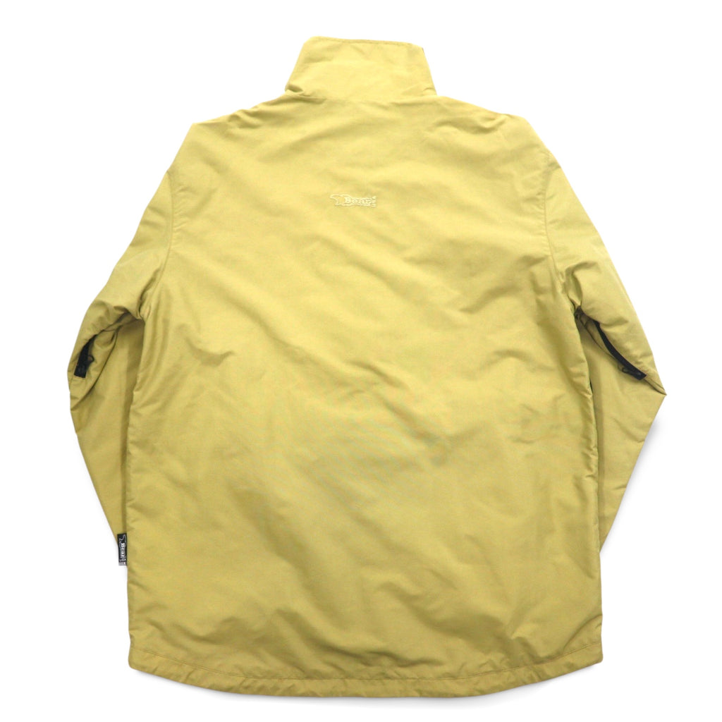 Bear USA 90s Mountain Jacket, Shell Jacket, XL, Beige, Waterproof, Breathable, One Point Logo Embroidery