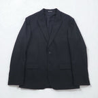 LOUIS VUITTON UNIFORMES 2B Tailored Jacket, Leather, XL, Black Wool, JA38 L1 61910
