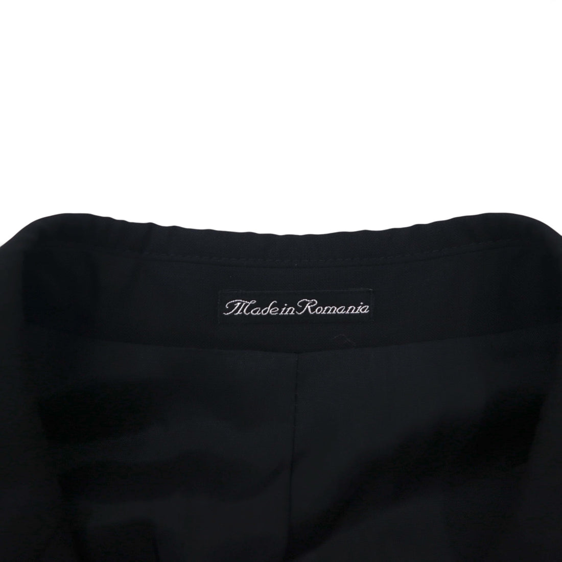 LOUIS VUITTON UNIFORMES 2B Tailored Jacket, Leather, XL, Black Wool, JA38 L1 61910