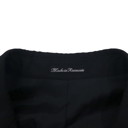 LOUIS VUITTON UNIFORMES ユニフォームライン 2B テーラードジャケット ブレザー XL ブラック ウール JA38 L1 61910