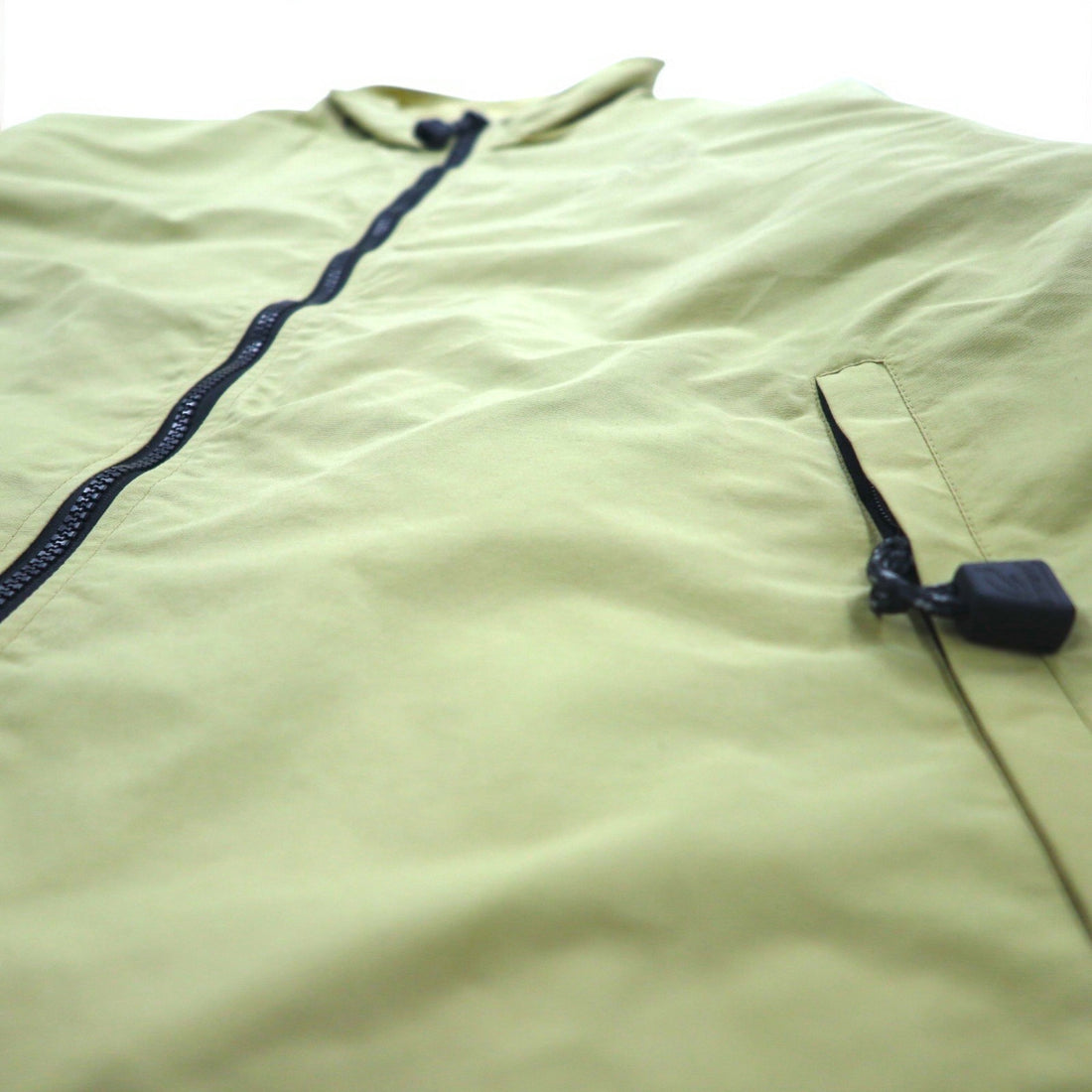 Bear USA 90s Mountain Jacket, Shell Jacket, XL, Beige, Waterproof, Breathable, One Point Logo Embroidery