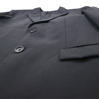 LOUIS VUITTON UNIFORMES ユニフォームライン 2B テーラードジャケット ブレザー XL ブラック ウール JA38 L1 61910