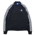 日本然リトテ-古着オンライン-adidas スーパースター トラックジャケット ジャージ L ブラック 3ストライプ トレフォイルロゴ 刺繍 SUPERSTAR TRACK TOP AB2076-adidas Superstar Track Jacket Jersey L Black 3 Striped Trefoil Logo Embroidery SUPERSTAR TRACK TOP AB2076