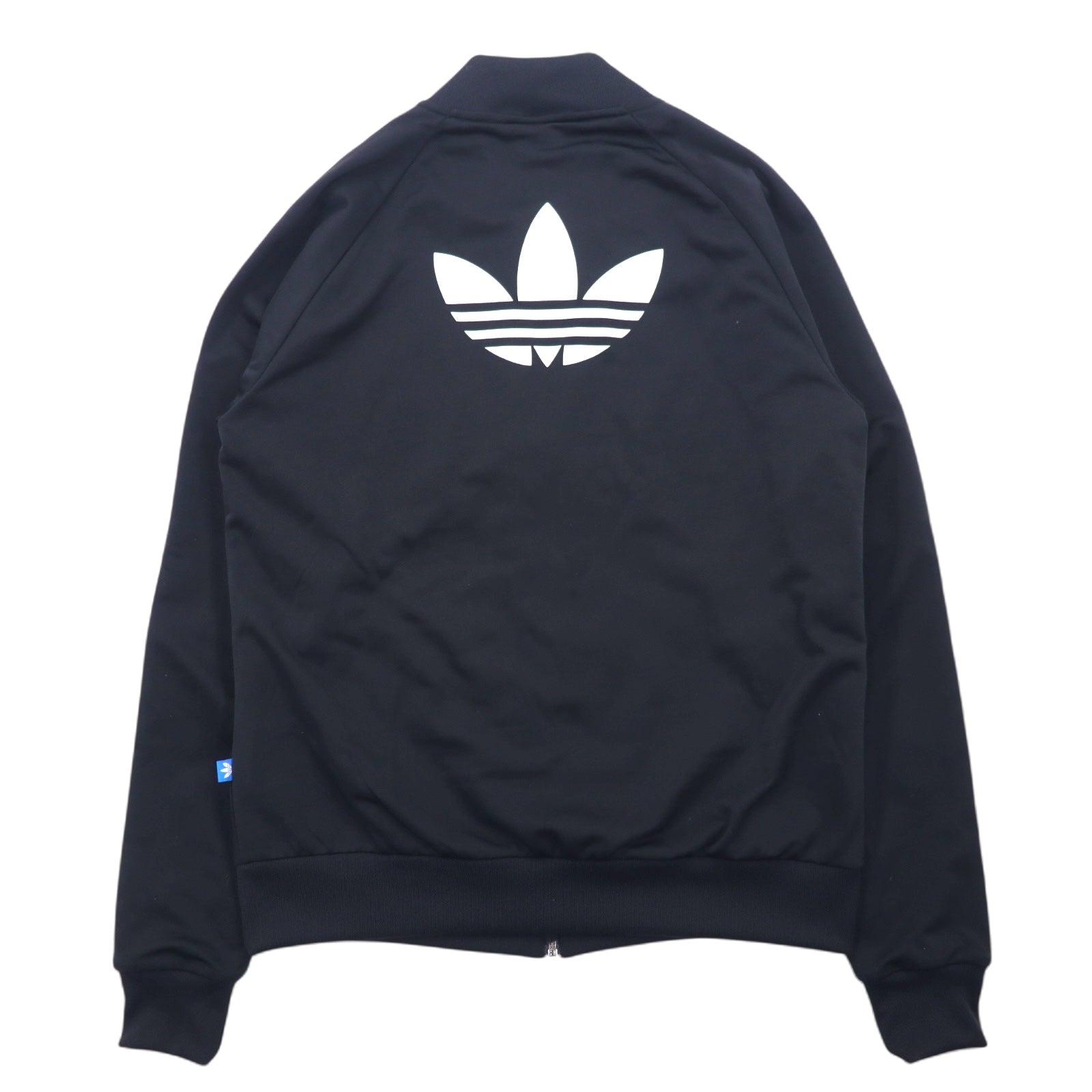 adidas スーパースター トラックジャケット ジャージ L ブラック 3ストライプ トレフォイルロゴ 刺繍 SUPERSTAR TRACK TOP AB2076