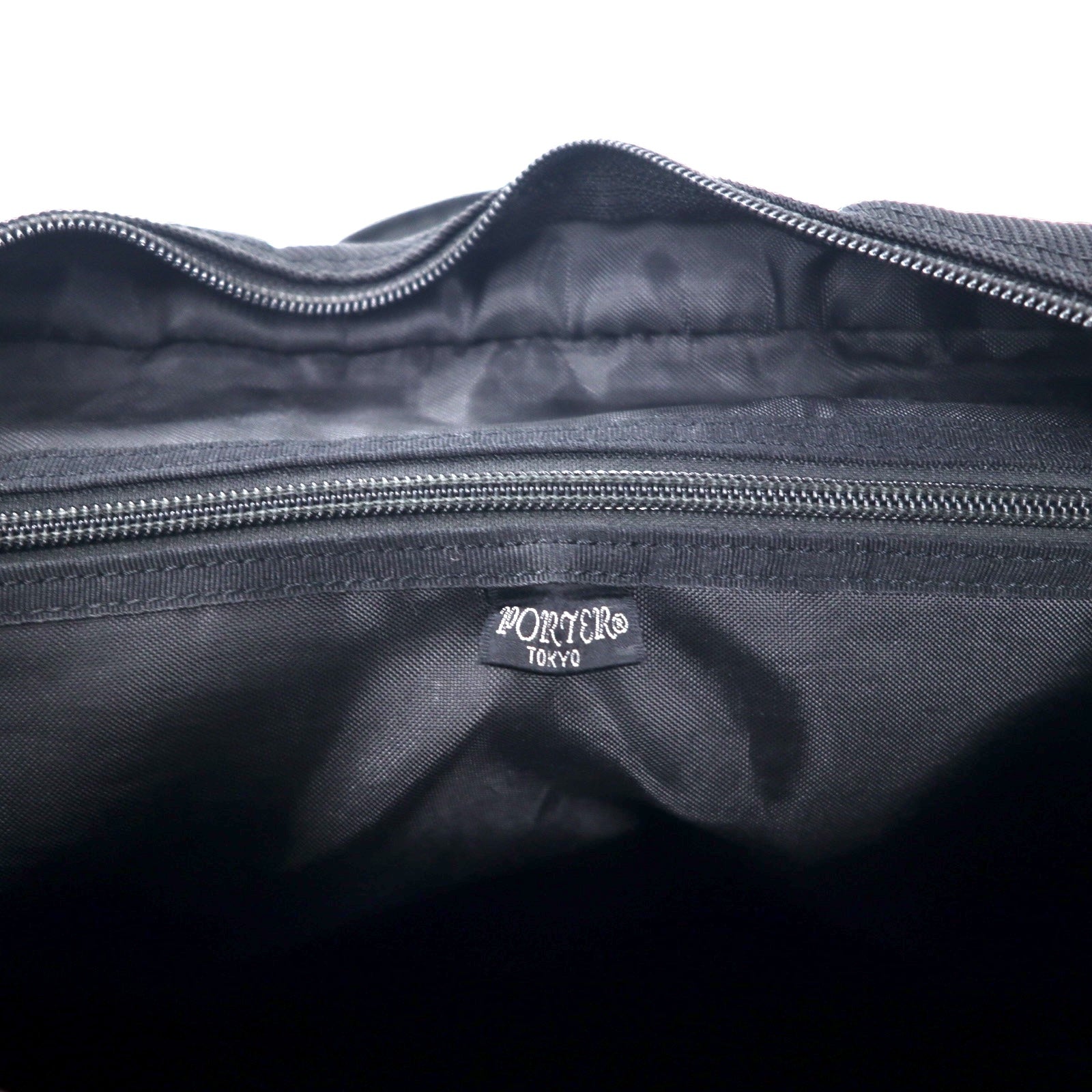 PORTER Position Series Overnight 2WAY Business Bag Briefcase Black Nylon Canvas POSITION Made in Japan