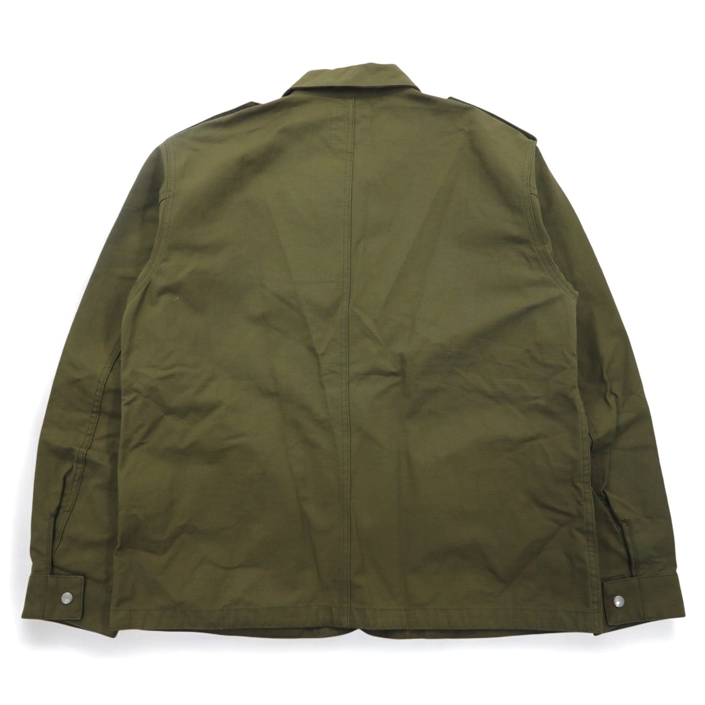 snow peak リップストップ ミリタリージャケット DWR Rip Stop Jacket M カーキ コットン 撥水加工 JK-19AU118