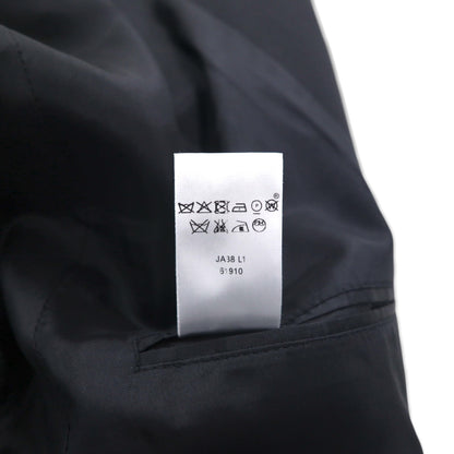 LOUIS VUITTON UNIFORMES ユニフォームライン 2B テーラードジャケット ブレザー XL ブラック ウール JA38 L1 61910