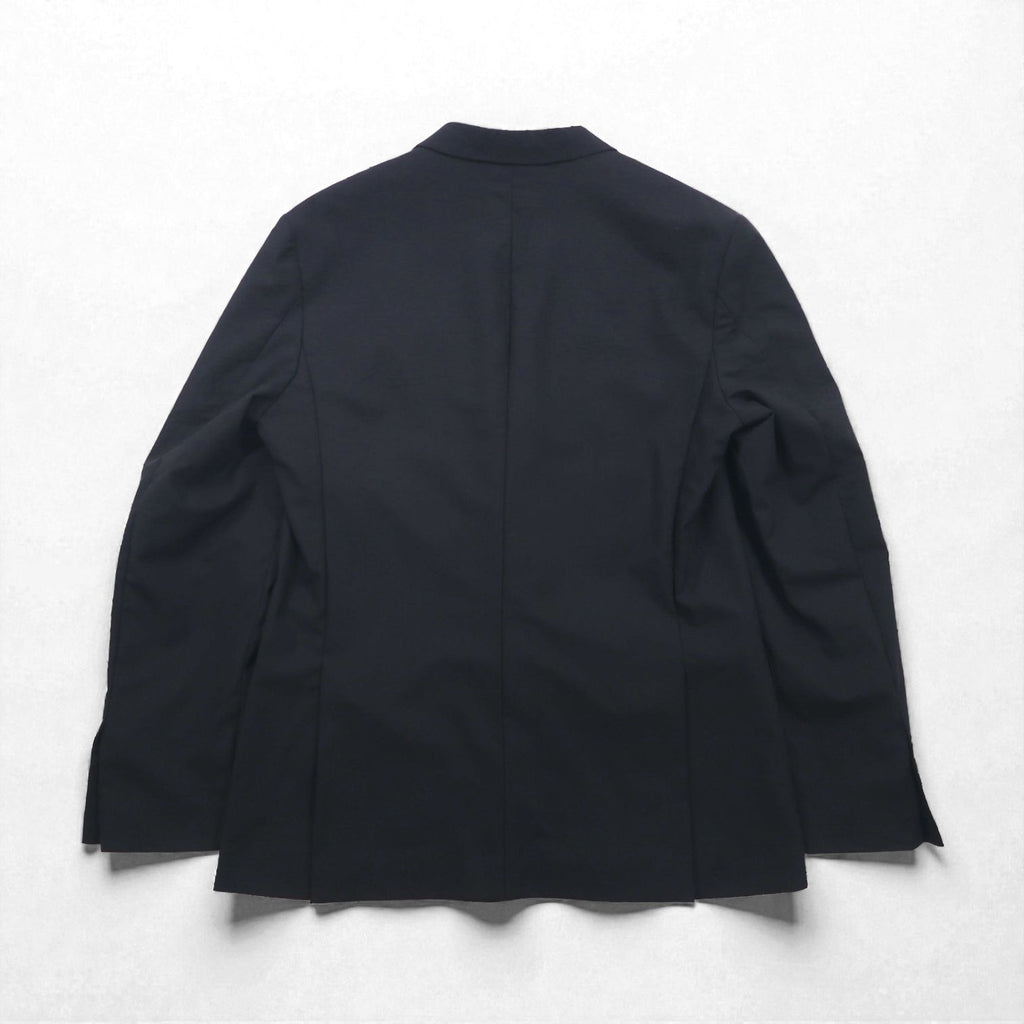 LOUIS VUITTON UNIFORMES 2B Tailored Jacket, Leather, XL, Black Wool, JA38 L1 61910