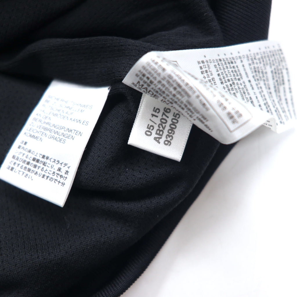 adidas スーパースター トラックジャケット ジャージ L ブラック 3ストライプ トレフォイルロゴ 刺繍 SUPERSTAR TRACK TOP AB2076