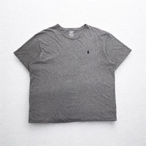 POLO RALPH LAUREN スモールポニー刺繍 Tシャツ 2XL グレー コットン