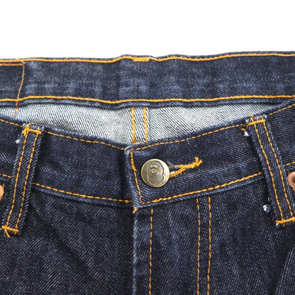 A Bathing Ape Rigid Denim Jeans, Size L, Indigo Blue, Lot 2005