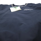 NORTH END ピステ リブライン プルオーバー ナイロンジャケット ジャージ XL ネイビー 防水 Teflon US企業 ワンポイント刺繡 未使用品