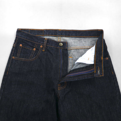 A Bathing Ape Rigid Denim Jeans, Size L, Indigo Blue, Lot 2005