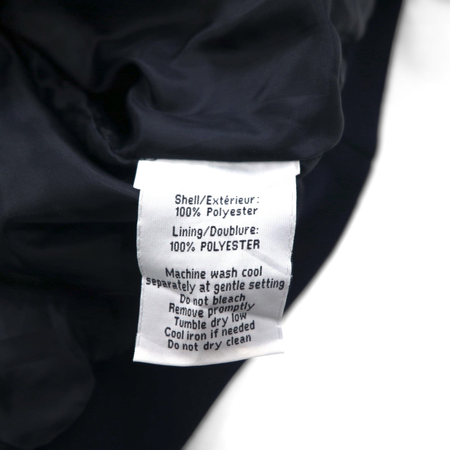 NORTH END ピステ リブライン プルオーバー ナイロンジャケット ジャージ XL ネイビー 防水 Teflon US企業 ワンポイント刺繡 未使用品