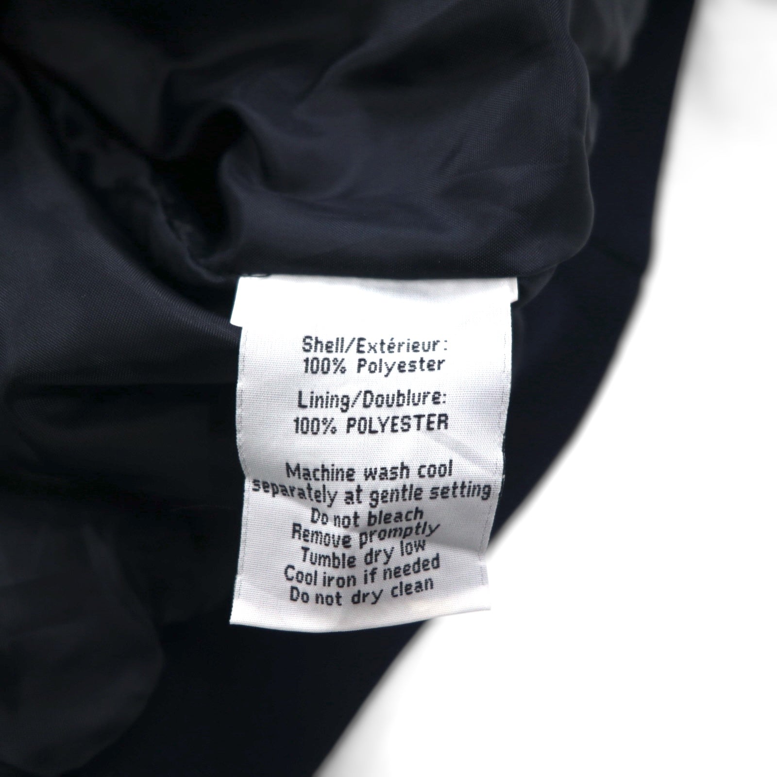 NORTH END ピステ リブライン プルオーバー ナイロンジャケット ジャージ XL ネイビー 防水 Teflon US企業 ワンポイント刺繡 未使用品