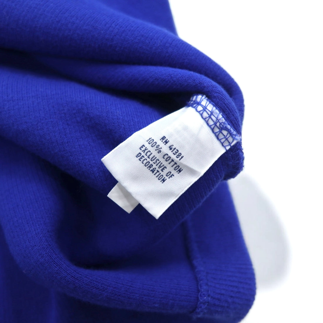 POLO RALPH LAUREN Half-Zip Sweatshirt L Blue Cotton Small Pony Embroidery