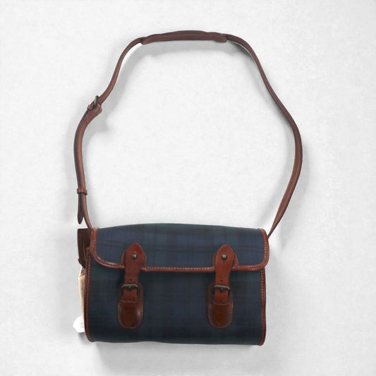 Polo Ralph Lauren ブラックウォッチ ショルダーバッグ グリーン PVC レザー チェック