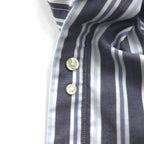 Brooks Brothers REGENT ボタンダウンシャツ L グレー ストライプ ノンアイロン コットン