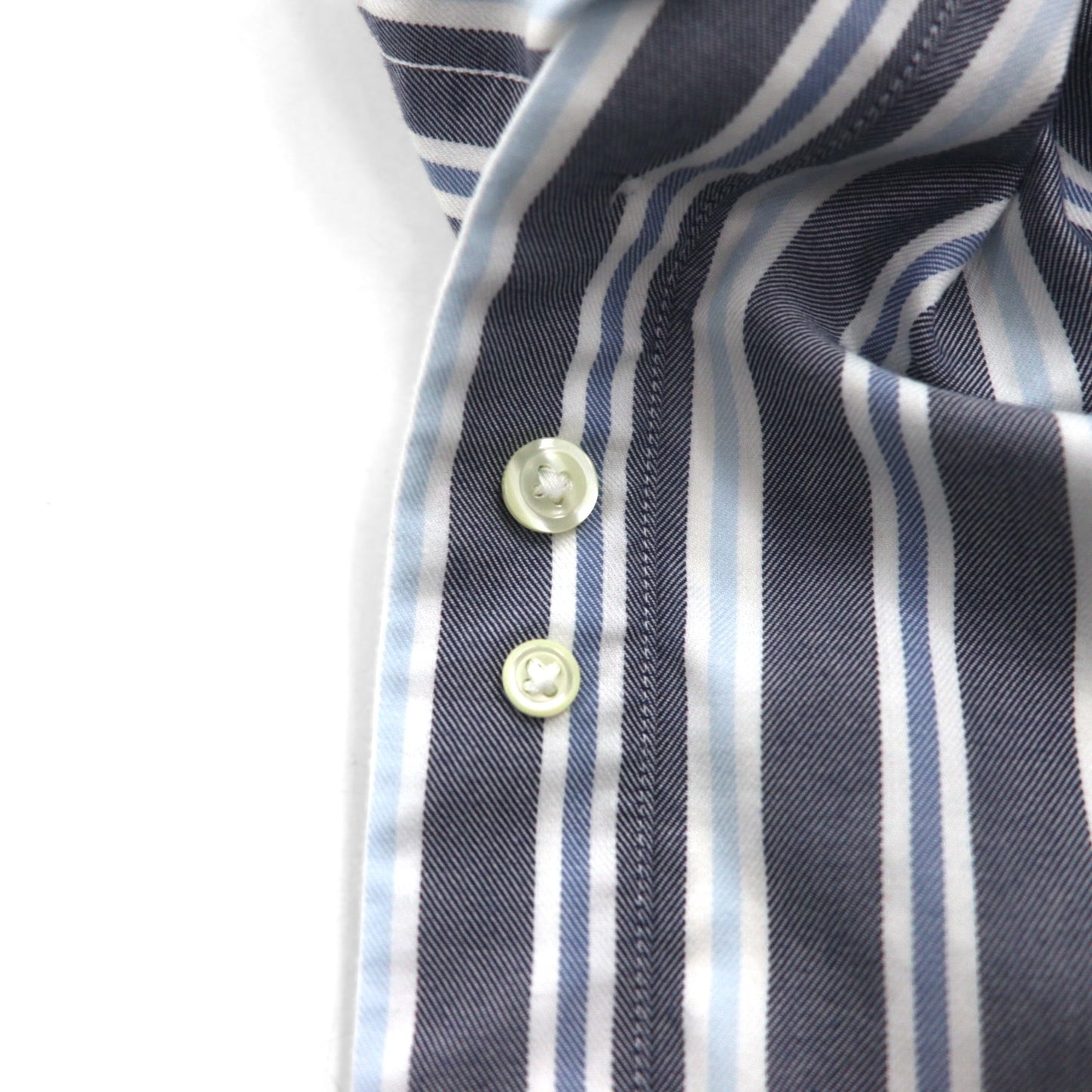 Brooks Brothers REGENT ボタンダウンシャツ L グレー ストライプ ノンアイロン コットン