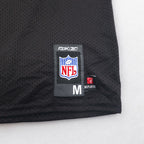 Reebok ゲームシャツ NFL PLAYERS フットボール ユニフォーム M ブラック メッシュ ナンバリング