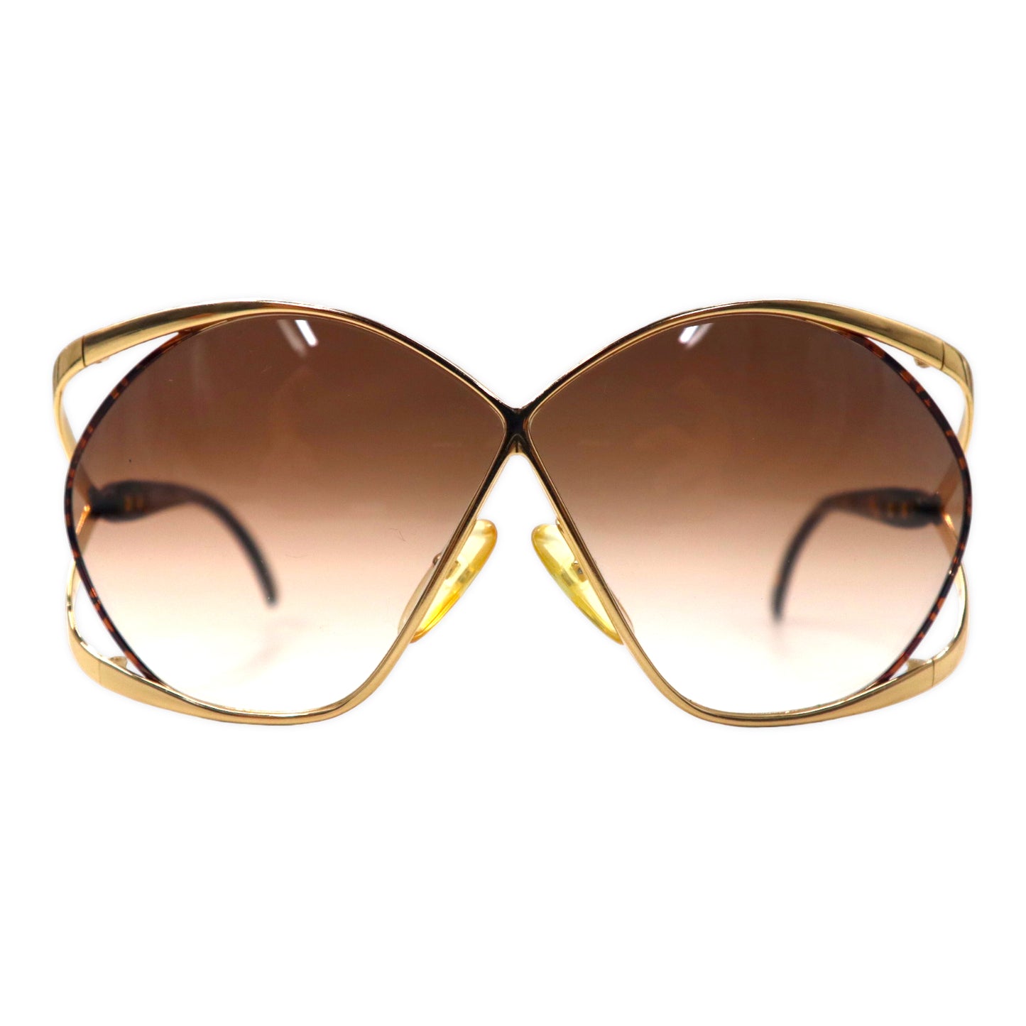 Christian Dior Sunglasses Gold Brown Tortoiseshell 2056 10 67